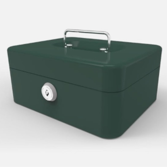 Other - Lockbox W/ Removable Coin Tray & Key Lock